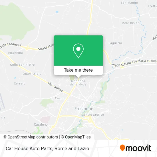 Car House Auto Parts map