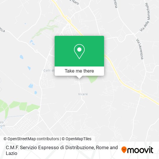 C.M.F. Servizio Espresso di Distribuzione map