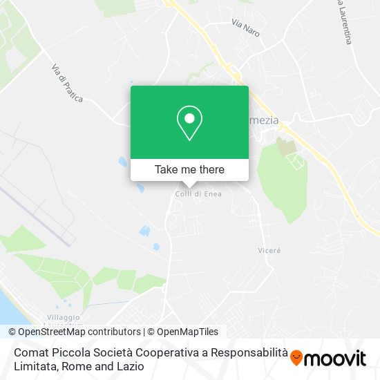 Comat Piccola Società Cooperativa a Responsabilità Limitata map