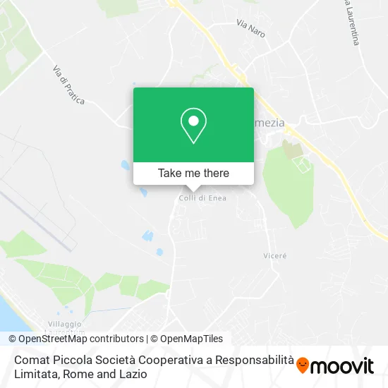 Comat Piccola Società Cooperativa a Responsabilità Limitata map