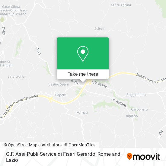 G.F. Assi-Publi-Service di Fisari Gerardo map