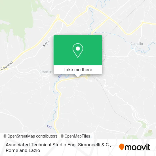 Associated Technical Studio Eng. Simoncelli & C. map