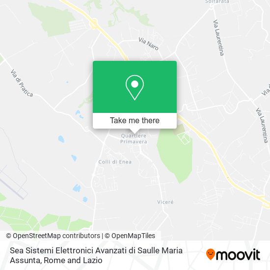 Sea Sistemi Elettronici Avanzati di Saulle Maria Assunta map