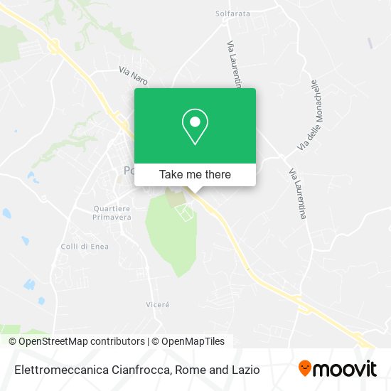 Elettromeccanica Cianfrocca map