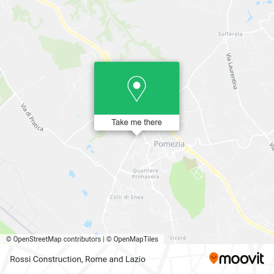 Rossi Construction map
