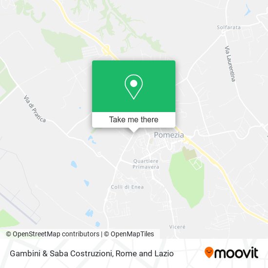 Gambini & Saba Costruzioni map