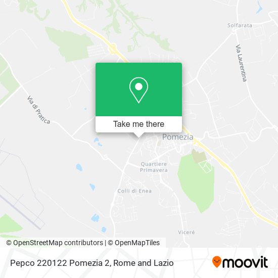 Pepco 220122 Pomezia 2 map