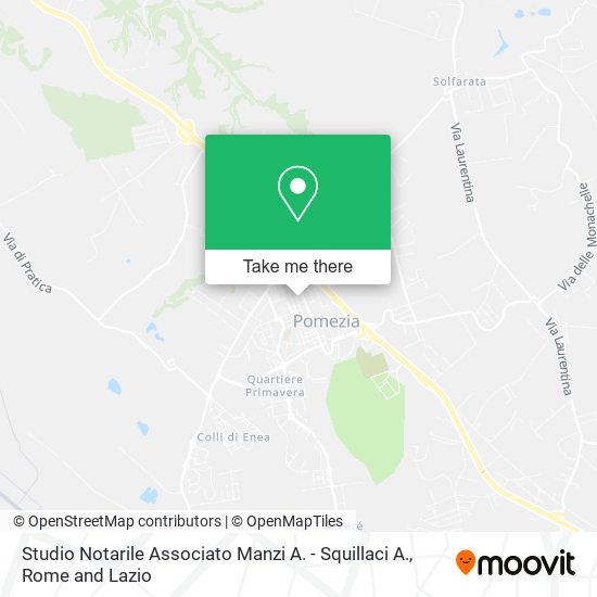 Studio Notarile Associato Manzi A. - Squillaci A. map