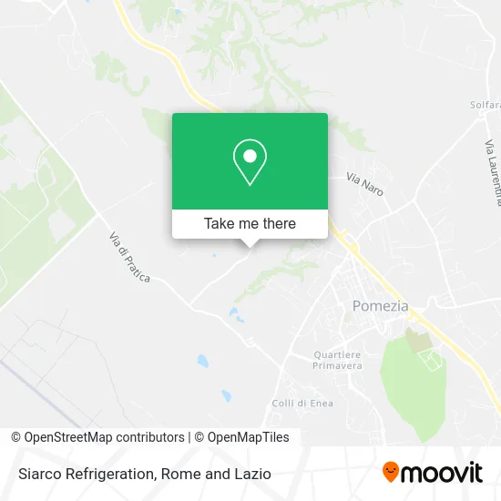 Siarco Refrigeration map