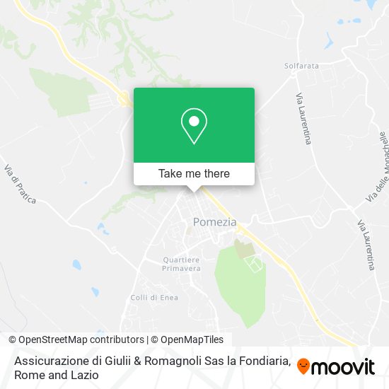 Assicurazione di Giulii & Romagnoli Sas la Fondiaria map