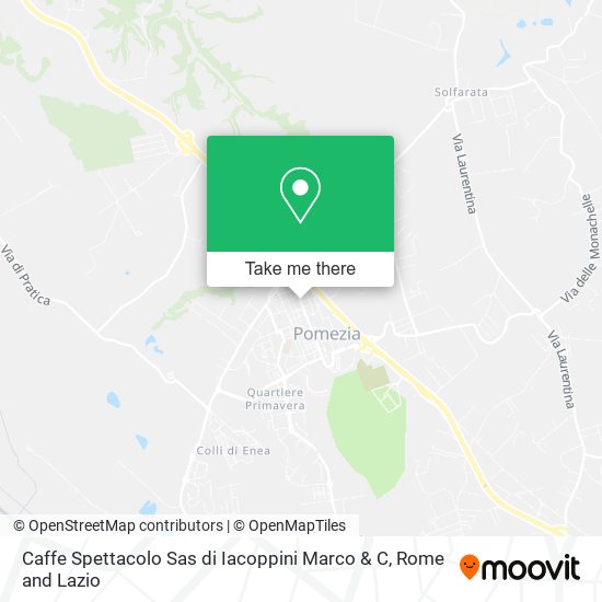 Caffe Spettacolo Sas di Iacoppini Marco & C map