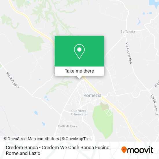 Credem Banca - Credem We Cash Banca Fucino map