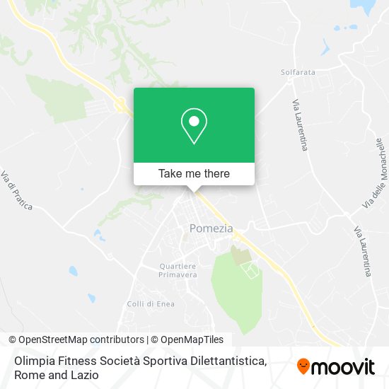 Olimpia Fitness Società Sportiva Dilettantistica map