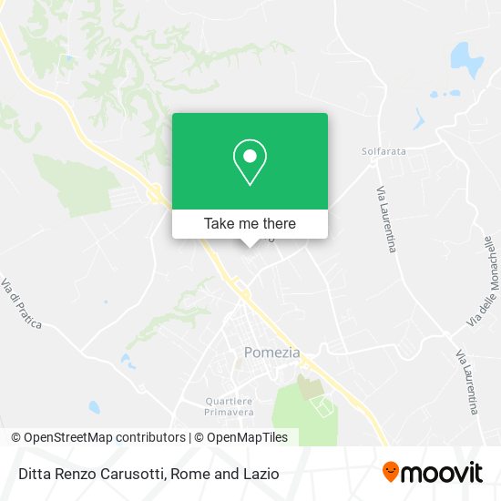 Ditta Renzo Carusotti map
