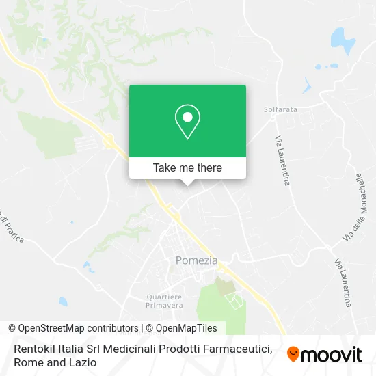 Rentokil Italia Srl Medicines Pharmaceutical Products map