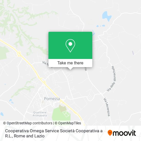 Cooperativa Omega Service Società Cooperativa a R.L. map