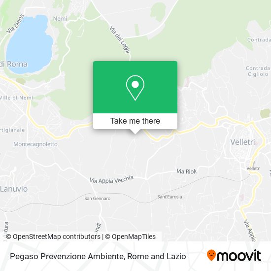 Pegaso Prevenzione Ambiente map