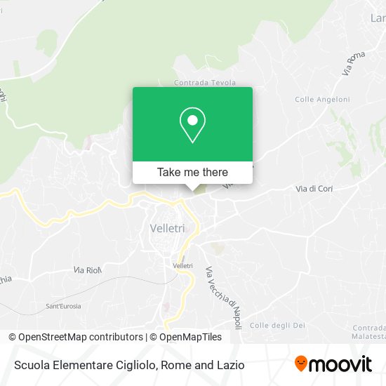 Scuola Elementare Cigliolo map