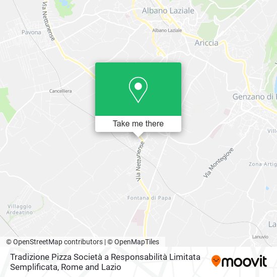 Tradizione Pizza Società a Responsabilità Limitata Semplificata map