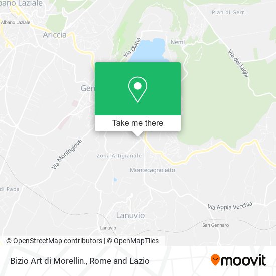 Bizio Art di Morellin. map