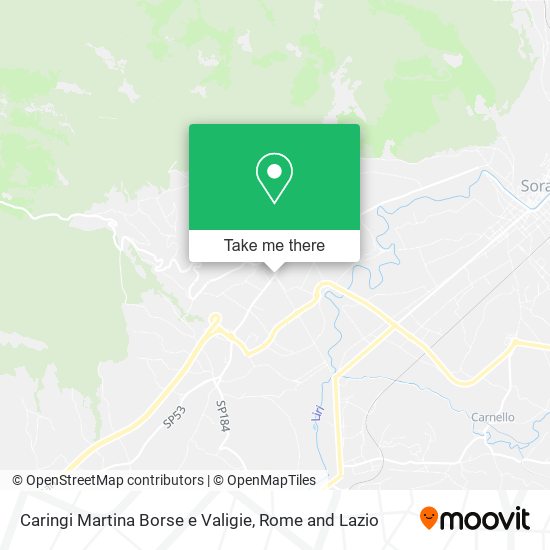 Caringi Martina Borse e Valigie map