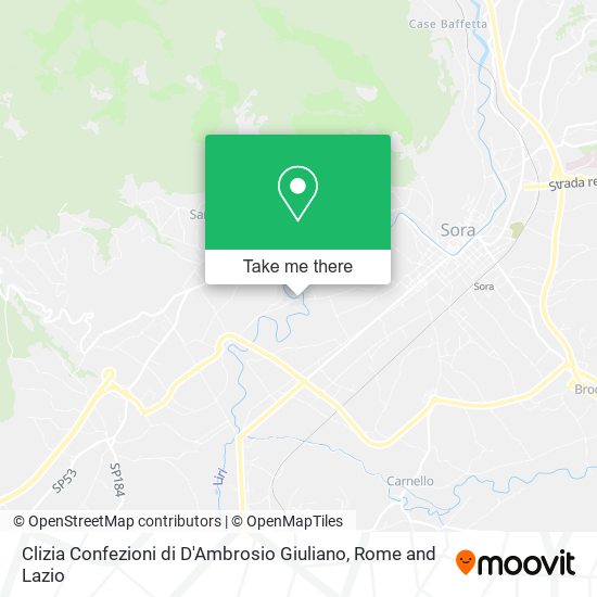 Clizia Confezioni di D'Ambrosio Giuliano map