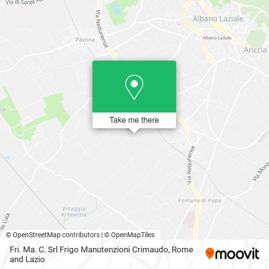 Fri. Ma. C. Srl Frigo Manutenzioni Crimaudo map