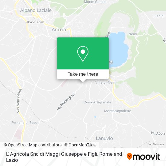 L' Agricola Snc di Maggi Giuseppe e Figli map