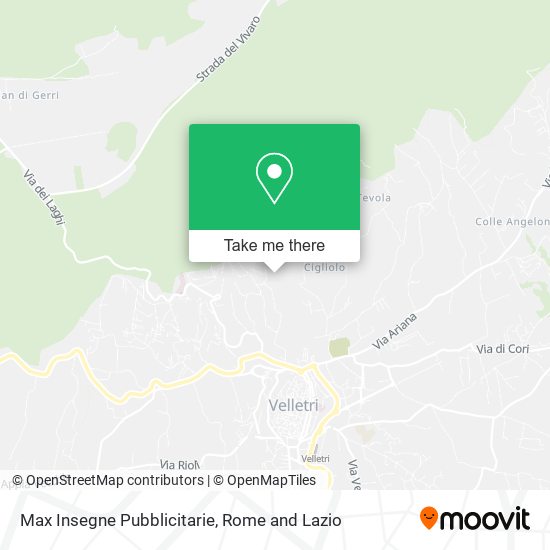 Max Insegne Pubblicitarie map