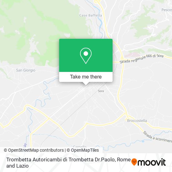 Trombetta Autoricambi di Trombetta Dr.Paolo map