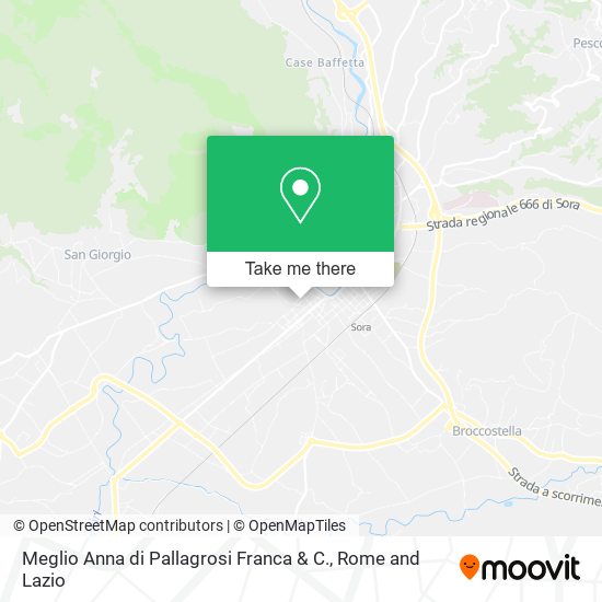 Meglio Anna di Pallagrosi Franca & C. map