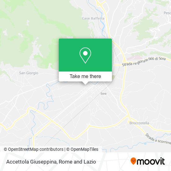 Accettola Giuseppina map