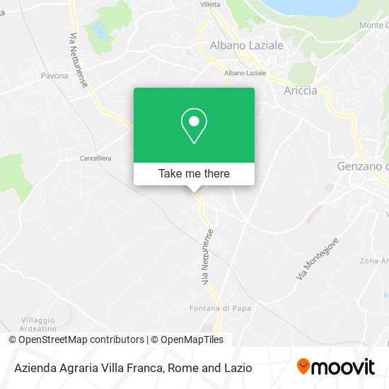 Azienda Agraria Villa Franca map