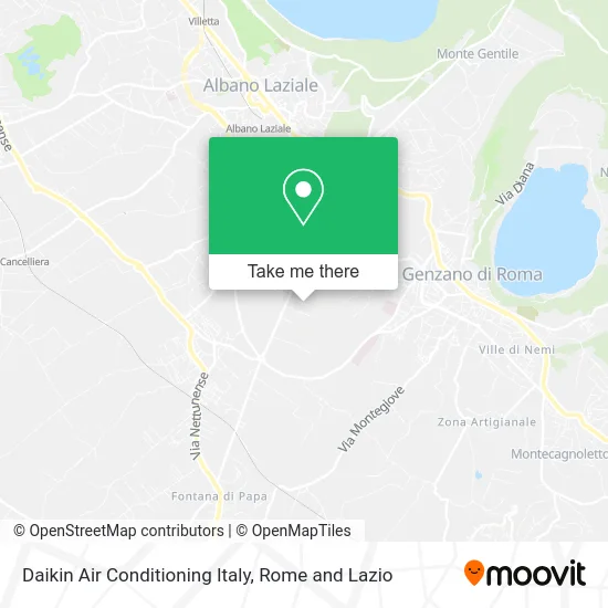 Daikin Air Conditioning Italy map