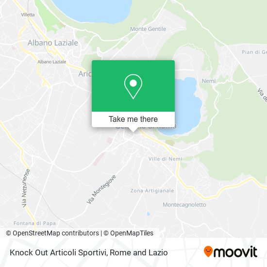 Knock Out Articoli Sportivi map