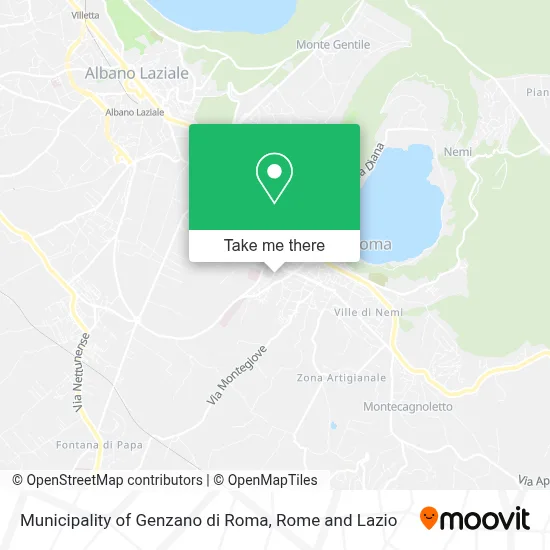 Municipality of Genzano di Roma map