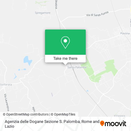 Agenzia delle Dogane Sezione S. Palomba map