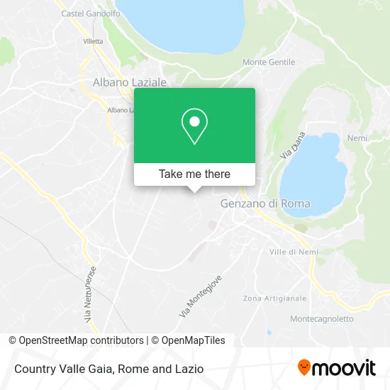 Country Valle Gaia map