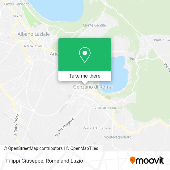 Giuseppe Filippi map