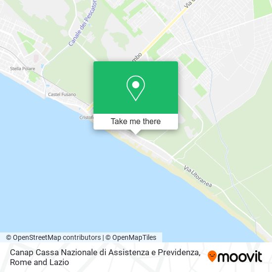 Canap Cassa Nazionale di Assistenza e Previdenza map
