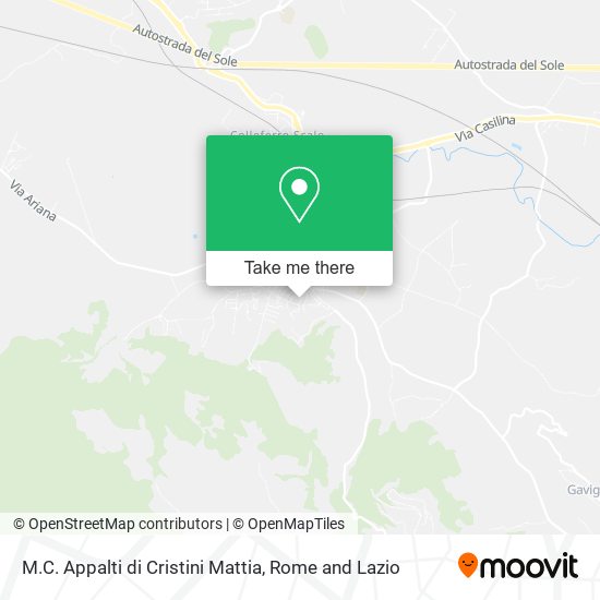 M.C. Appalti di Cristini Mattia map