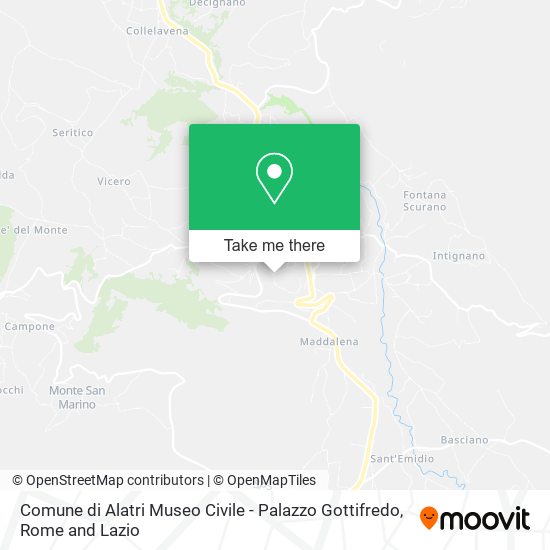 Comune di Alatri Museo Civile - Palazzo Gottifredo map