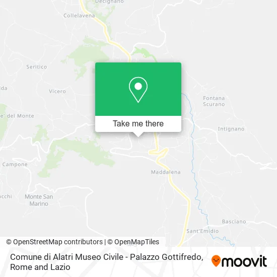 Comune di Alatri Museo Civile - Palazzo Gottifredo map