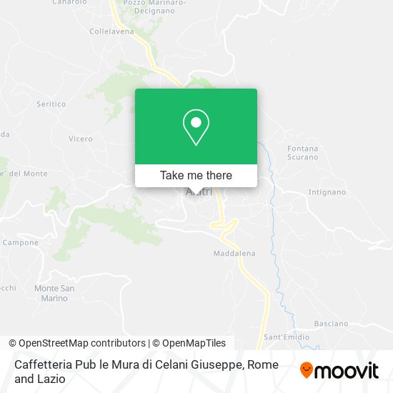 Caffetteria Pub le Mura di Celani Giuseppe map
