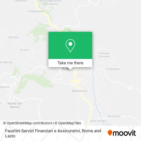 Faustini Servizi Finanziari e Assicurativi map