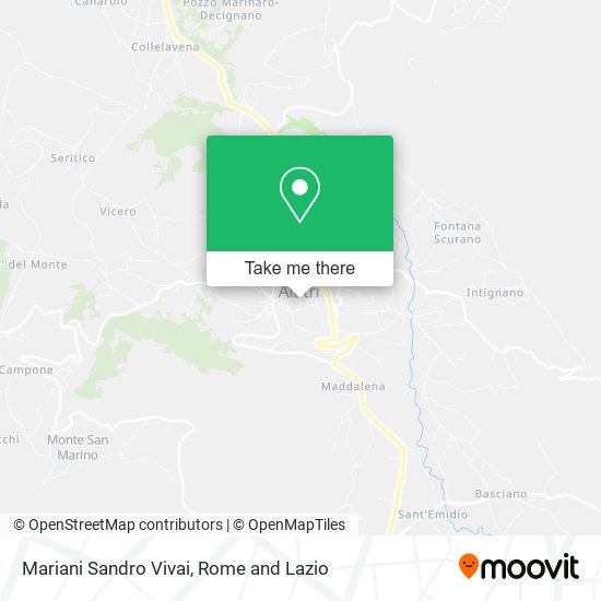 Mariani Sandro Vivai map