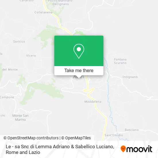 Le - sa Snc di Lemma Adriano & Sabellico Luciano map