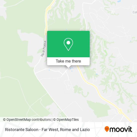 Ristorante Saloon - Far West map