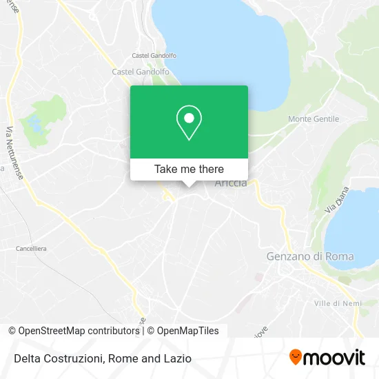 Delta Costruzioni map