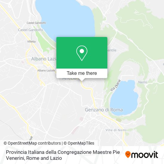 Provincia Italiana della Congregazione Maestre Pie Venerini map